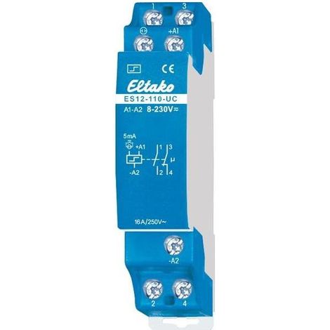Stromstoß-Schalter Hutschiene Eltako ES12-110 1 Schließer, 1 Öffner 230 V/DC, 230 V/AC 16 A 2000 W (1/5)
