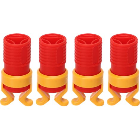 Lot de 10 porte-vis à sertir en ABS universel anti-vieillissement, manchons de fixation pour rivets et outils de travail du bois (1/5)