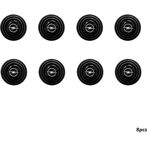 (Opel - 8 pièces) Coussinets de porte amortisseurs et insonorisants compatibles avec Opel Insignia, Astra H, G, J, Antara, Vectra, Vivaro, Corsa C, D et Zafira B. Style automobile (1/4)