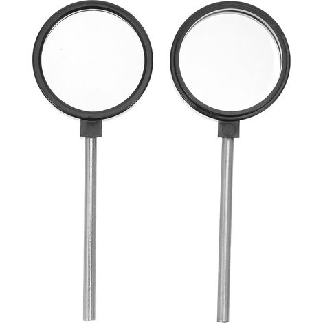 Lot de 2 lentilles en verre optique, loupe portable convexe et (1/5)