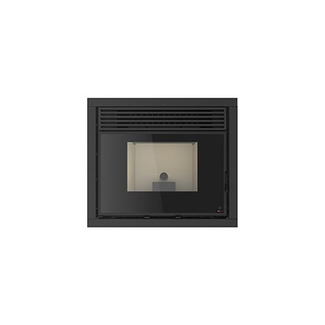 Insert à pellets First Plus – 10 kW – Acier – Largeur 60cm – Pour espaces exigus et performances optimales – Solzaima