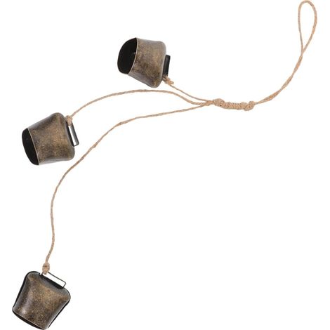 Glocke aus Metall Vintage Weihnachtsglocken Handgefertigte