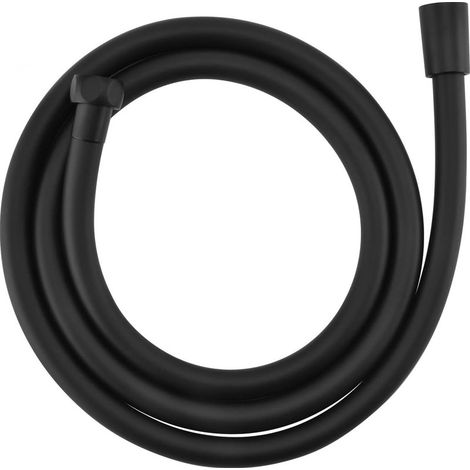 Verstärkter, platzfester PVC-Duschschlauch, 1,5 m, schwarz, Badezimmer (1/5)
