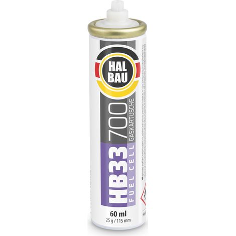 HALBAU Gaskartusche für gasbetriebene Setzgeräte 115mm HB33 – 1 St. (1/3)