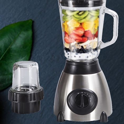 Mixeur de comptoir 2 en 1 avec lames en acier inoxydable de qualité alimentaire, presse-agrumes électrique, prise européenne 220 V (1/5)