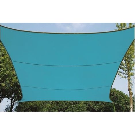 Voile solaire - carr, - 3 6 x 3 6 m - couleur : bleu ciel