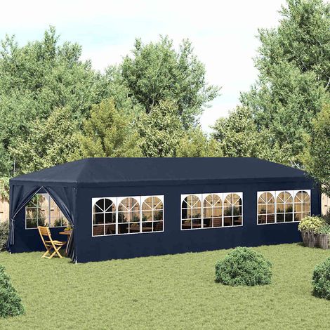 90339 vidaXL Party Tent 3x9 m Blue (1/5)