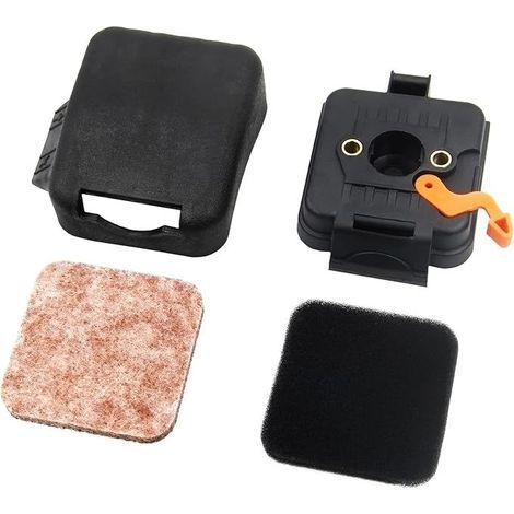 Couvercle et boîtier de filtre à air avec filtres à air pour débroussailleuse Stihl FS75 FS80 FS85. Remplace la référence 4137-141-0500. (1/5)