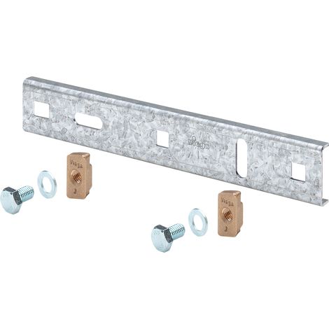 Plaque de base avec SC Profipress G 26241 pour gaz en acier galvanisé 280x46mm