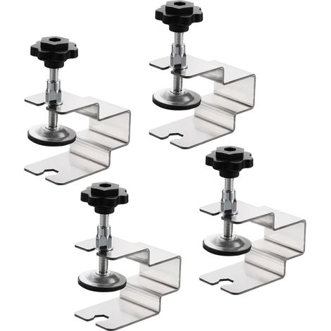 Pince de Fixation de Façade de Tiroir, Serre-Joints en Acier Inoxydable pour Armoires, 4 Pièces (1/5)