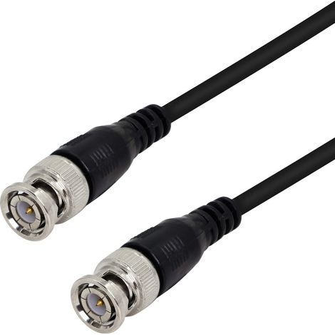 BNC coaxial cable, 75 Ohm male to male BNC extension cable for CCTV cameras (3M) (1/5)
