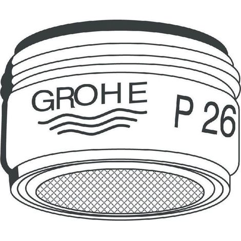 Laminarstrahlregler 13960 7,5 - 9,0 l/min bei 3 bar M24x1 chrom (1/4)