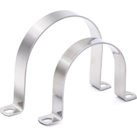 U-Collier de Serrage Tuyau Robustes Ø 102 mm, Anneaux de Serrage Inox - Tuyau Pour Fixation/Attache Tube - 4 Pcs (1/5)