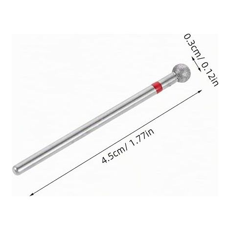 Dry Diamond Drill Bit 6/6/8/10 mm Diamond Drill Bit Carbide Drill Bit with Triangular Shank for Ceramic Tiles Porcelain Marble Granite (1/4)