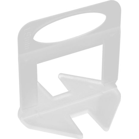 400 Stück Fliesenverlegeclips 1,5 mm DIY-Fliesenverlege-Abstandshalter Fliesenverlegesystem für Profis