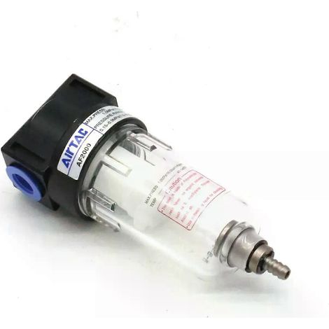 AF2000 Feuchtigkeitsabscheider für Kompressoren, Universal-Luft-Wasserfilter, Ölfilter, Catch Auto 1/4 Airtac Quellentrennung (1/4)