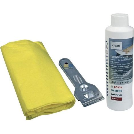 Kit Limpieza Kit Mantenimiento Vitrocerámica 3 Piezas 311502 BSH