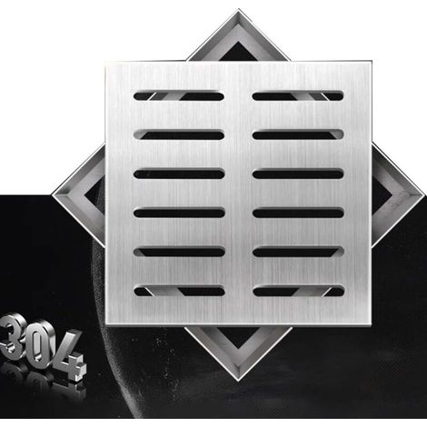 Grille de drainage extérieure carrée en acier inoxydable 304 – Couvercle et cadre inclus – Dimensions 30 × 30 × 2 cm – Résistant à la corrosion, charge lourde, usage professionnel et domestique (1/5)