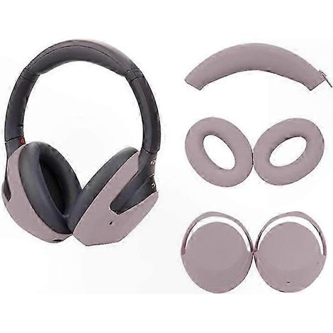 Étui de protection en silicone avec housse pour arceau et coussinets pour casque WH-1000XM3 XM4 (1/5)