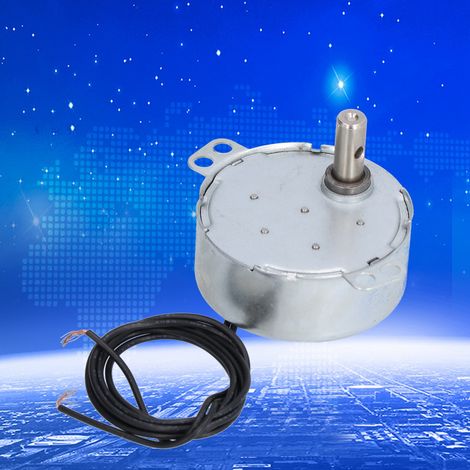 50TYC AC220-240V Synchronmotor, 15-18 U/min, nicht richtungsgebunden, im Uhrzeigersinn/gegen den Uhrzeigersinn, Miniatur-Wechselstrommotor 4W (1/5)