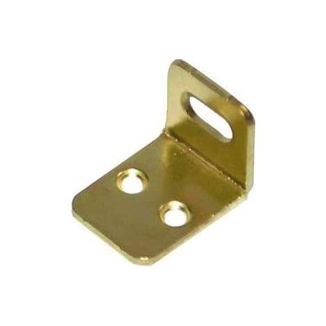 Squadrette con asola orizzontale - 22 x 28 mm. - nichelato - 4 pz.