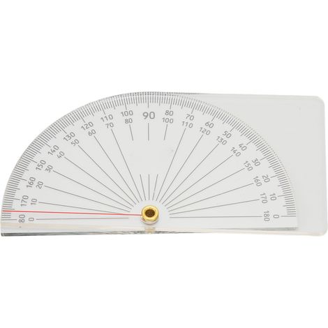 Goniomètre transparent à échelle claire, outil de mesure précis pour doigts, instrument d’angle articulaire. (1/5)
