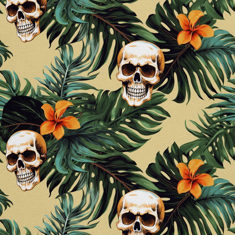Tela decorativa para exteriores Oxford - Motivo de calavera I DX4532 (1/5)