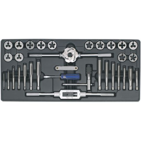 Sealey TBT26 Premier Tap & Die Set with Tool Tray 33pc (1/2)