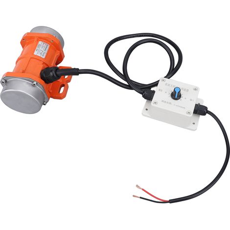 Moteur vibrant électrique pour béton 12V CC sans balais alliage aluminium IP65 4000 tr/min avec variateur de vitesse pour vibreur 20W (1/5)