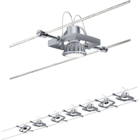 Paulmann MacII 94152 Sistema di illuminazione completo su cavo GU5.3 70 W LED (monocolore) Cromo (opaco)