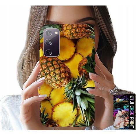 Custodia per Samsung Galaxy S20 FE - motivo ananas + vetro (1/5)