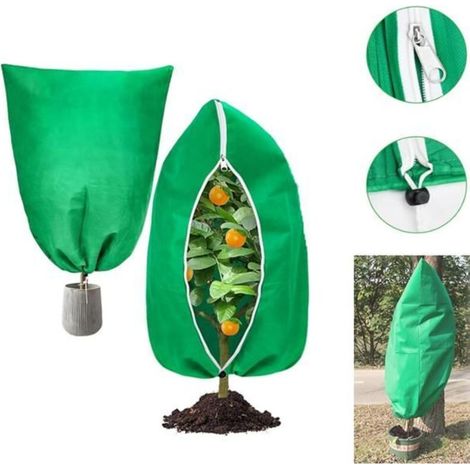 Reusable adjustable winter plant cover with closure, 120 x 180 cm, 2 pieces. (1/5)