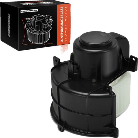 Motor de ventilador de interior, 150 mm de diámetro, 12 V de tensión, 300 W de potencia, 2 contactos de conexión, rotación en sentido horario. (1/5)