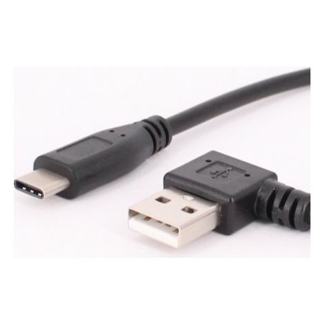 90-degree right-angle male USB Type-C data cable, suitable for charging Android phones and tablets. (1/5)
