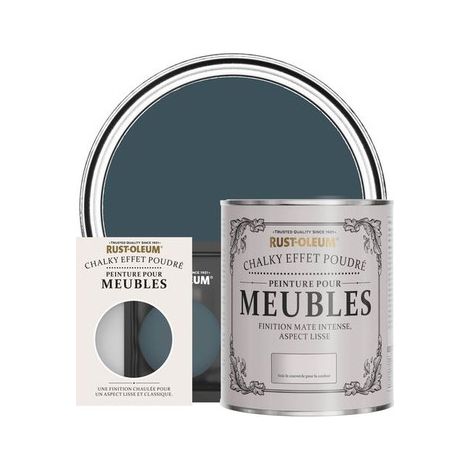 Peinture pour Meubles Chalky - Bleu du Soir (1/2)