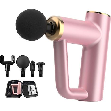 Pistolet de compression pour les fascias, appareil de massage, pistolet de massage pour la nuque et le dos, pistolet électrique pour soulager la douleur, pistolet relaxant musculaire pour le fitness ( (1/5)