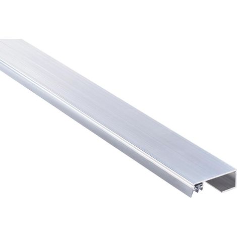 Uni-Randoberprofil Al f.8/10mm pressblank 4500 mm m. Dichtung