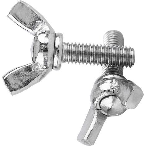 5 pièces Écrous Papillon Acier Inoxydable 304 Boulons Vis de Réparation pour Machine (M5 x 20mm) (1/5)