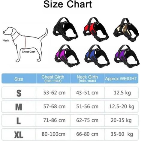 Harnais pour chien réglable et respirant – Poignée en nylon pour contrôle – Design anti-strappo – Confort optimal pour promenades