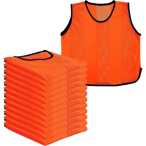 Lot de 12 bavoirs de sport en maille A2Z, confortables pour le football et le rugby, pour enfants et adultes. (1/5)