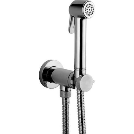 Mitigeur douchette WC G1/2" et flexible 125 cm chromé Paloma-flat - Bossini E41004B030 (1/2)