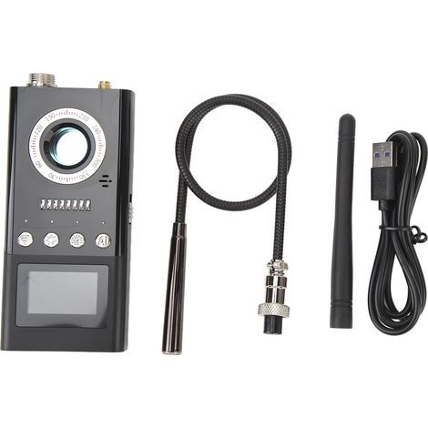 Rilevatore di telecamere spia portatile professionale da 1-8000 MHz con batteria da 1000 mAh e LED. (1/5)