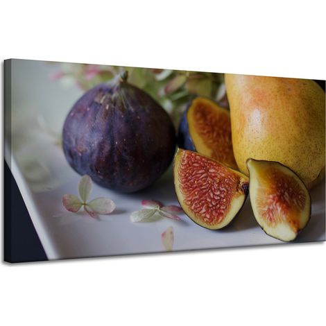 Leinwanddruck „Küchenobst Feigen“ 120 x 60 cm