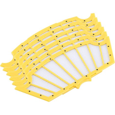 Lot de 6 filtres de rechange compatibles avec les aspirateurs Roomba 510, 530, 580, 610 et 625 filtres haute performance compatibles HEPA-AquaForge (1/3)