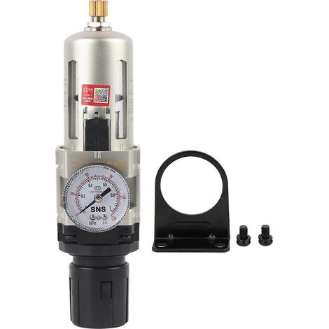 Öl-Wasser-Abscheider, Luftkompressorfilter, Druckregler, Einzelgerät, Eisenkappe