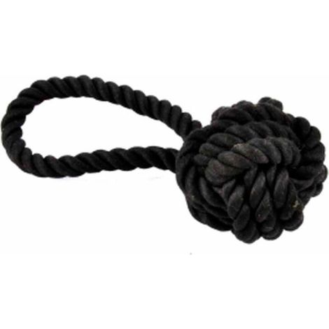 Jouet à Corde pour Chien "Cosy Golden" 20cm Noir (1/2)