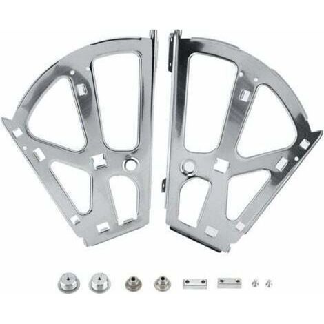 Furniture Hinge, Shoe Drawer Cabinet Hinges, Steel Rack Frame Hinges, Furniture Parts (2 Layers) 2 Pcs (1/5)