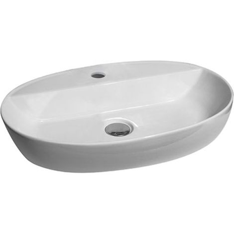 LAVABO D'APPOGGIO MOD. LA63 CM 60 X 40 Bianco