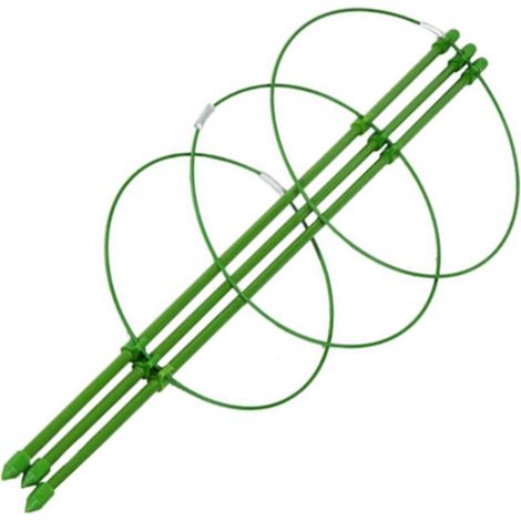 Supports plantes grimpantes légumes fleurs intérieur extérieur, treillis inoxydable, pliable (1/5)