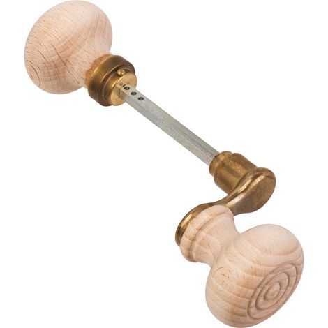 Kurbelgriff aus rohem Holz im Bordeaux-Stil – 1 Spannweite – 7 mm Vierkant – Dubois-Industrie (1/3)